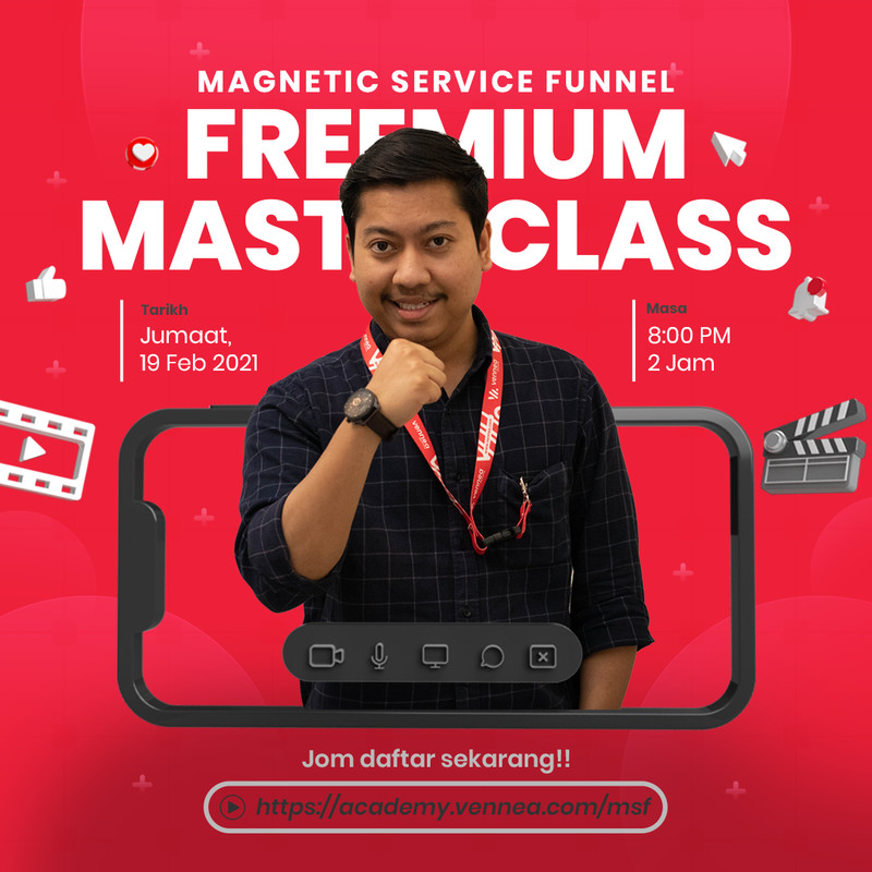 Borang Pendaftaran Magnetic Service Funnel Masterclass